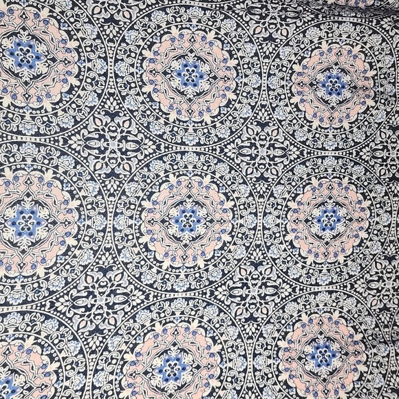 Philosphy size 2X Geometric Print Blue High Low Hem Tunic - Picture 4 of 8